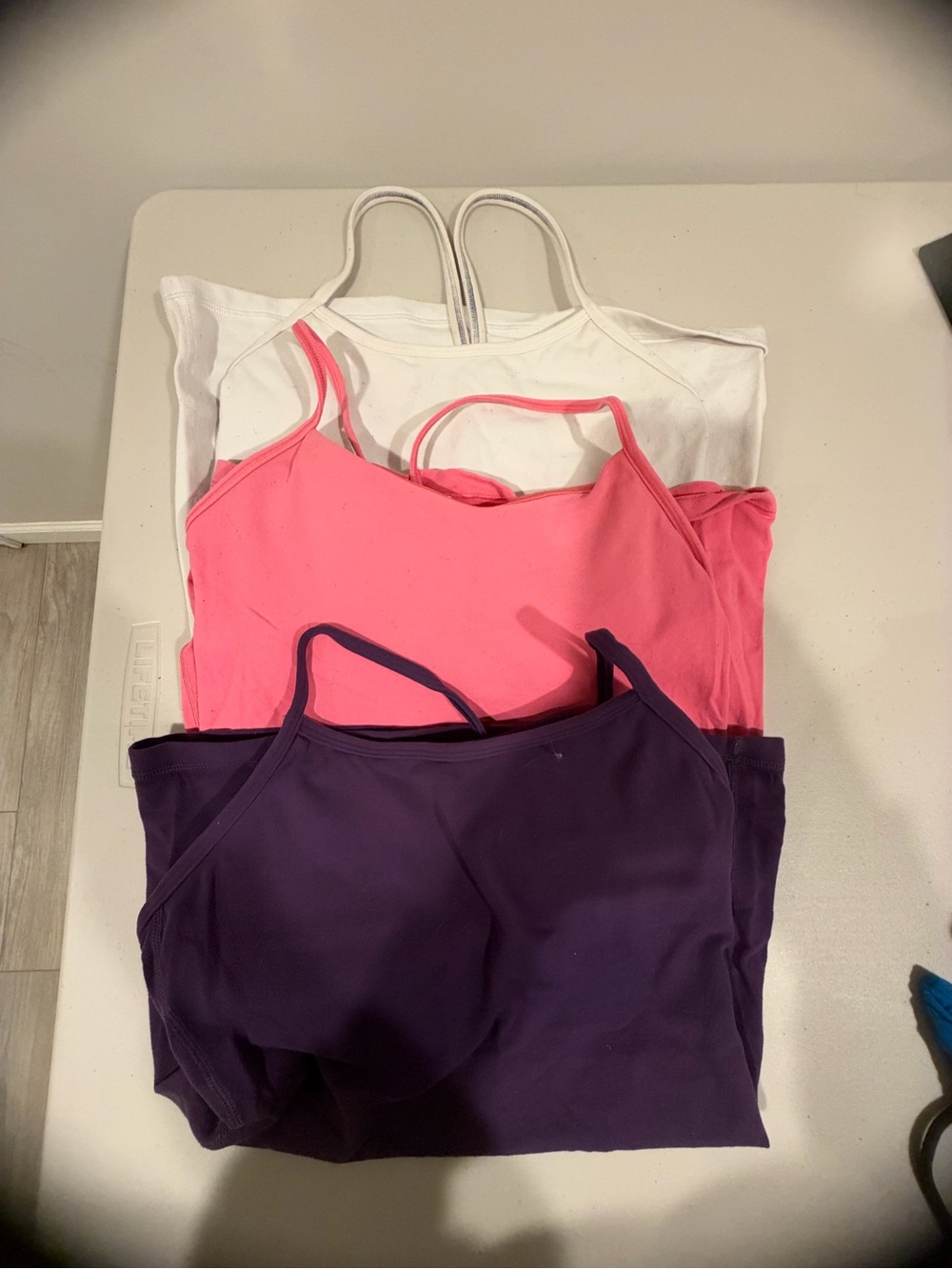 Lululemon Power Y Tanks! - White, Pink & Purple